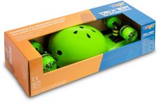 Скейт пенні борд Caretero (Toyz) Dexter + шолом і захист Green